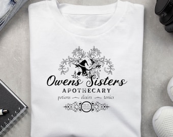 Practical Magic Inspired Design PNG - Owens Sisters Apothecary - magic, witch, witches, sisters, movie, shirt, mug, tumbler, pillow, bag