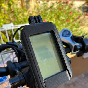 Black WATER RESISTANT GOPRO Screen Protector for all Lectric bikes with M5 screens (Built in Acrylic Shield)