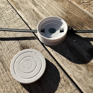 White HIDE-A-TAG (Airtag holder) w/ FREE shipping