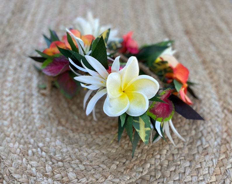 Lei Po'o Premium Hawaiian Flower Crown Wīlī Style Lei for Etsy