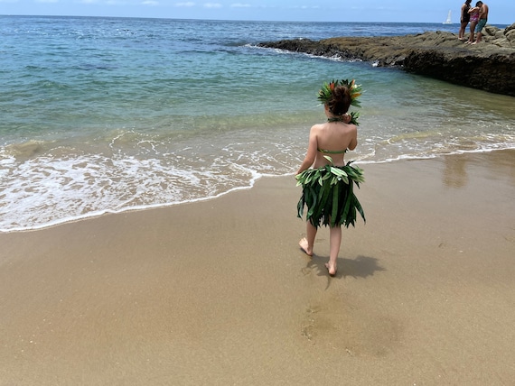 Half Hip Hei Silk Ti Leaf Extra Full Premium Braided Hip Belt Skirt Ti Variegated Red Leaves for Ori Tahiti Hula Kahiko Polynesian Dance Etsy Canada