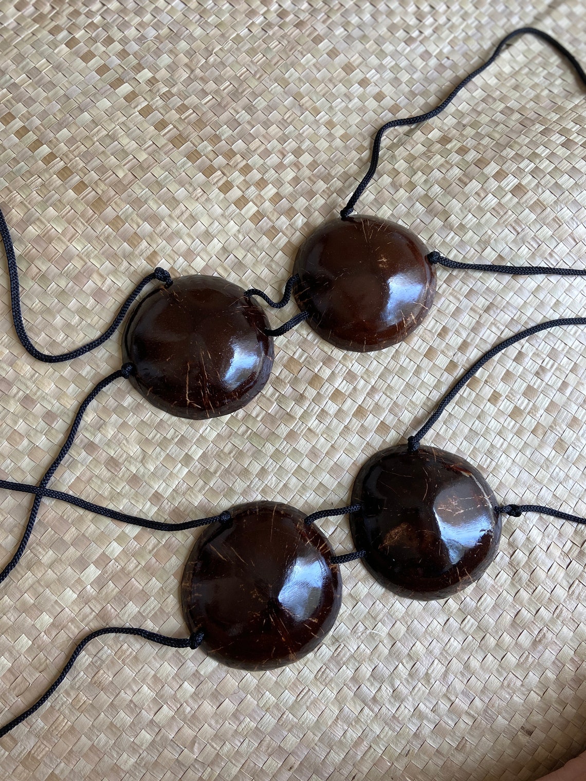 Shell Bra Hula Polished Coconut Bra Top: Toddler-teen Hula Costume - Etsy