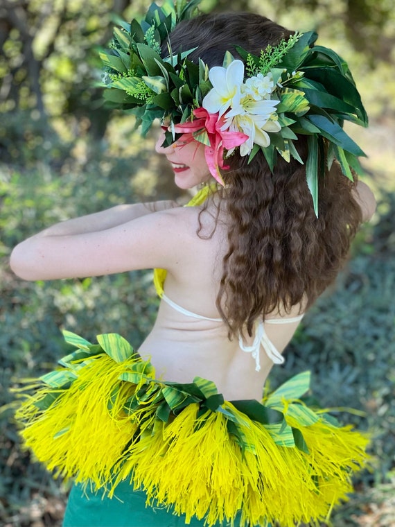 シルク ティリーフ フラ ヒップ ヘイ：ポリネシアンダンスベルト