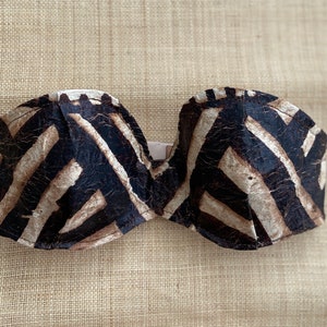 Tapa Cloth Strapless Bra Top Tailored and Contour Designed (Not Randomly Cut) Premium Performance Quality Solo Competition Graded Ori Tahiti