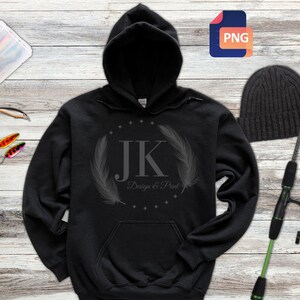 Manly Gildan 18500 Hooded Sweatshirt, Black hoodie Fishing Mockup, Sweatshirt mockup for Men, Gildan Flat Lay Mock Up, Black Gildan 18500