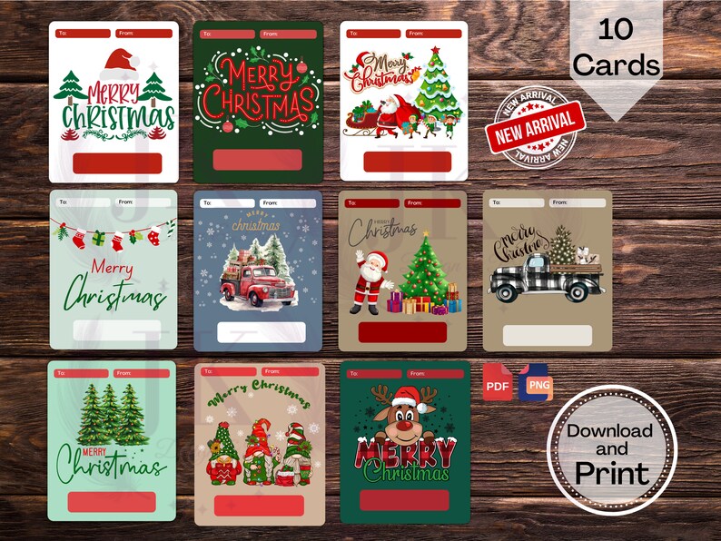 Cute Christmas Money Gift Card Holders, Merry Christmas Money Card