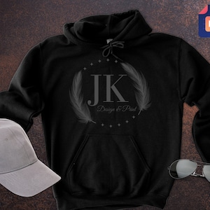 Manly Gildan 18500 Hooded Sweatshirt, Black hoodie Mockup, Sweatshirt mockup for Men, Gildan Flat Lay Mock Up, Black Gildan 18500