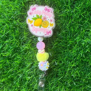 Beaded Badge Reel