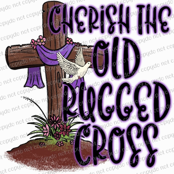 Old Rugged Wooden Cross Png - Etsy