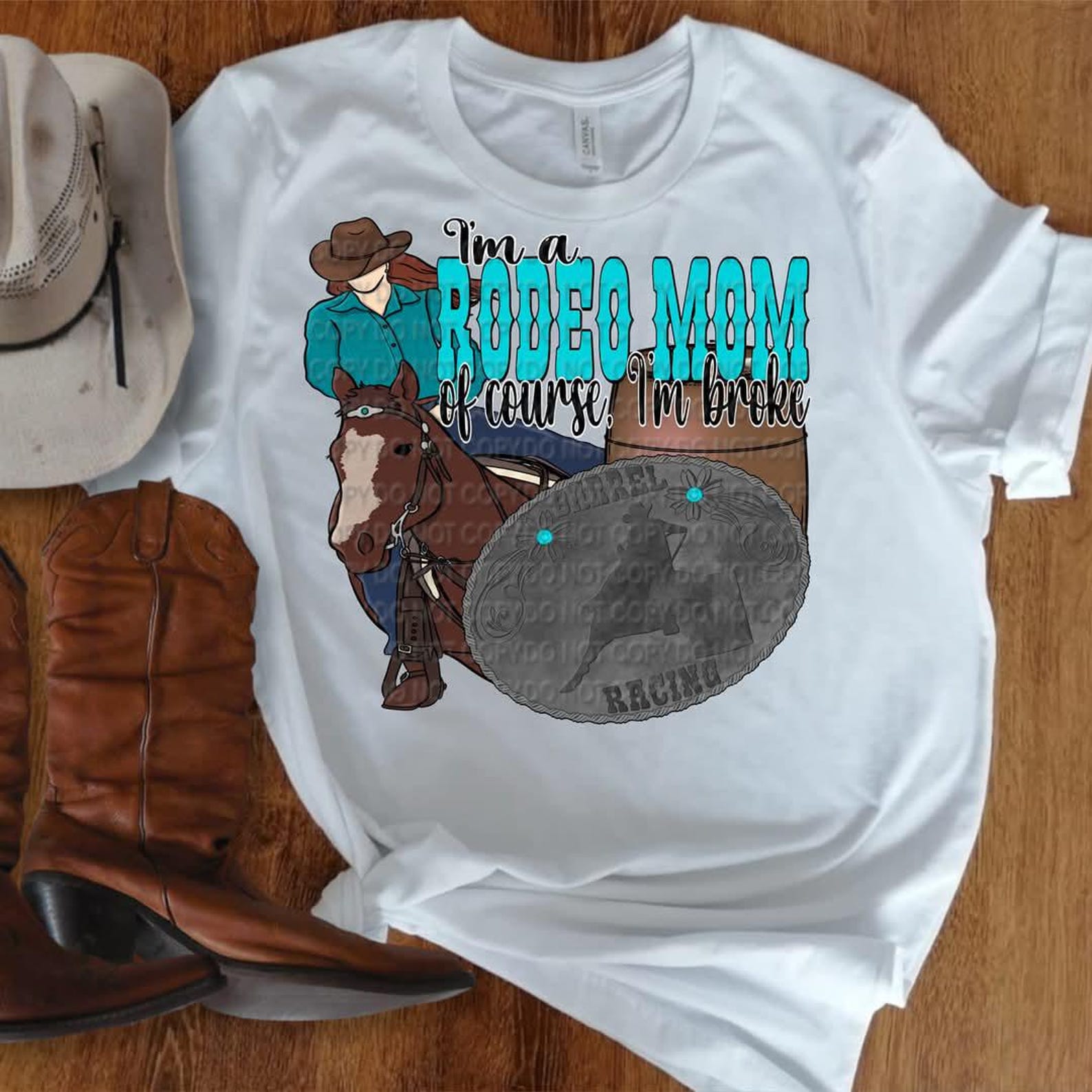 Rodeo Mom Broke Barrel Racer PNG - Etsy