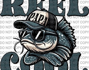 Reel Cool Papa Catfish PNG