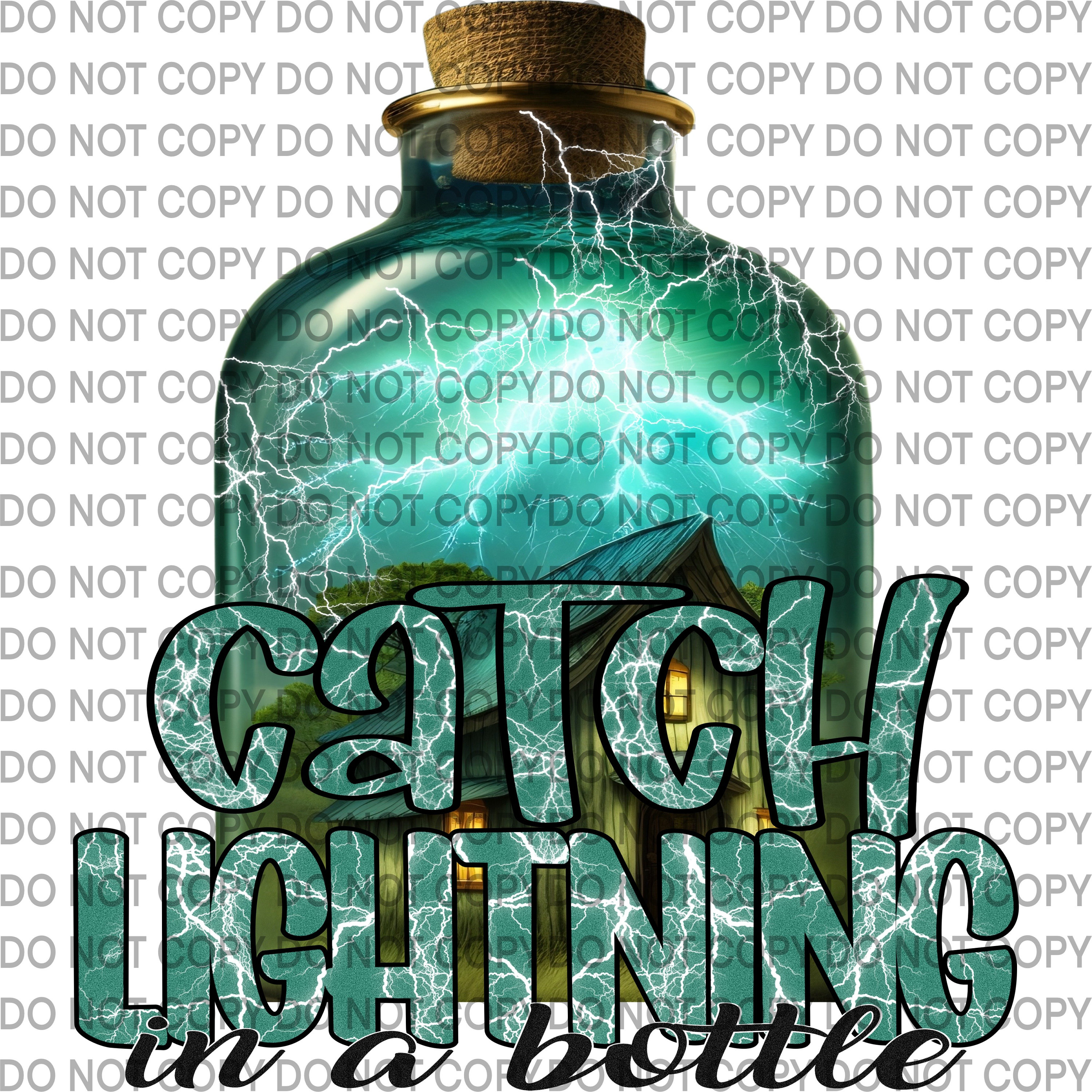 Catch Lightning in a Bottle PNG Etsy