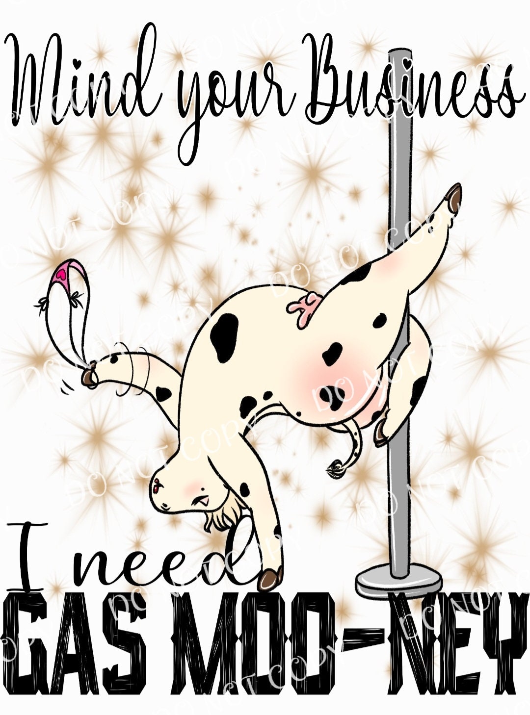 Mind Your Business I Need Gas Moo-ney PNG - Etsy Canada