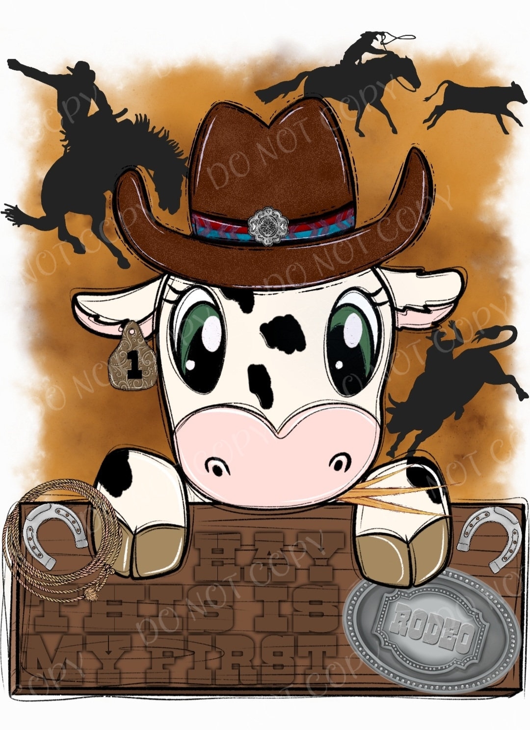 1st Rodeo PNG - Etsy