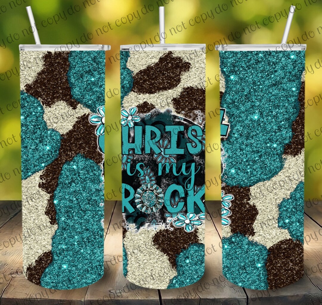 Christ is My Rock Tumbler PNG Etsy