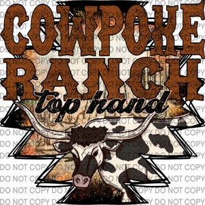 Cowpoke Ranch Top Hand PNG