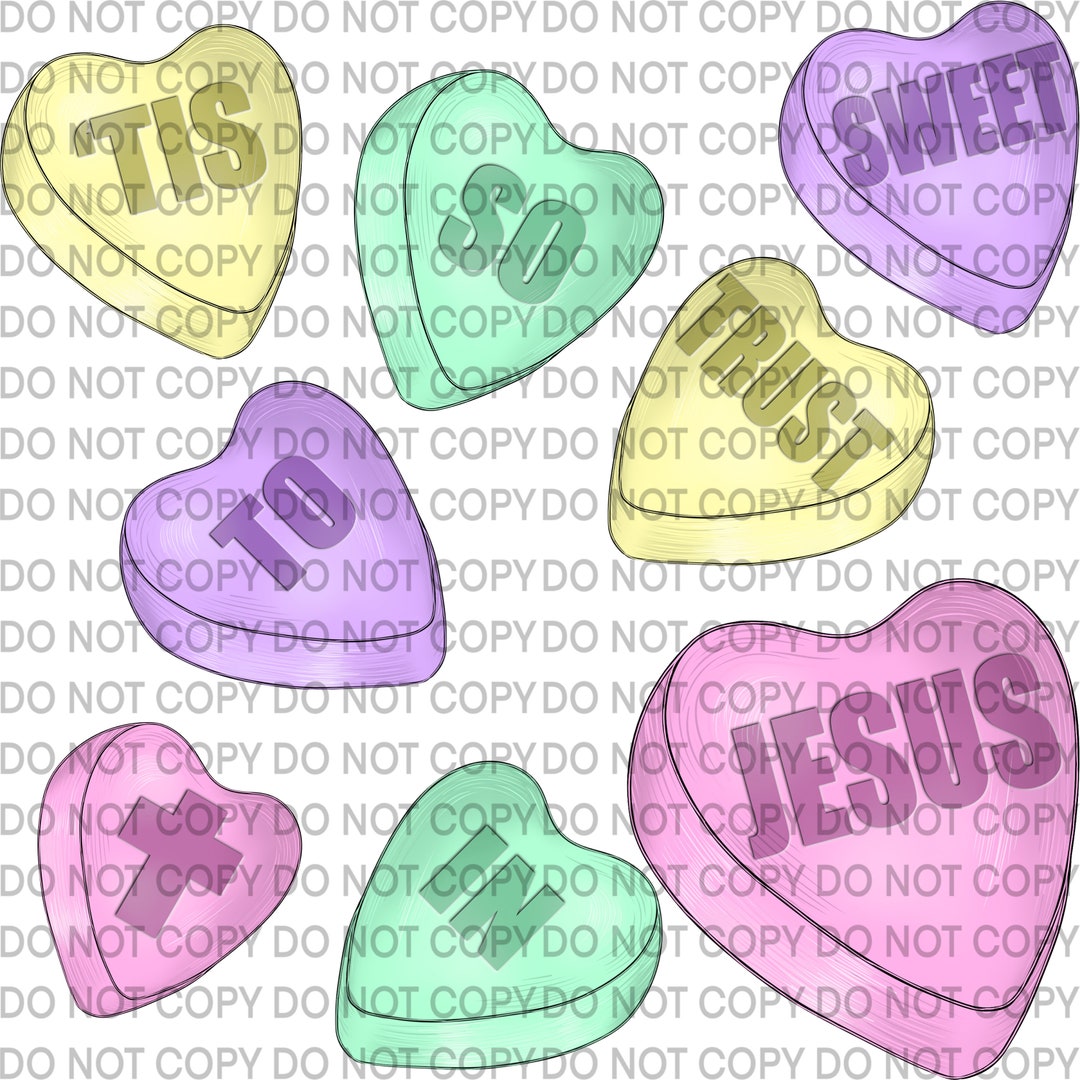 Tis so Sweet to Trust in Jesus Valentine PNG Design - Etsy