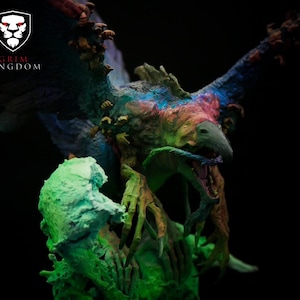 The Phoenix - Assembled & Pro Painted W/Custom Base - Kingdom Death Monster