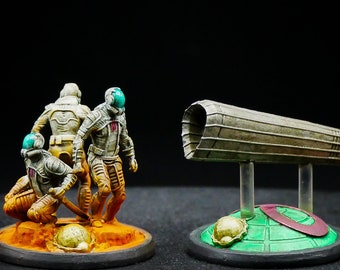 Miniaturas pintadas de Dune Imperium Deluxe + Gusanos de arena Dune Imperium Uprising *Comisión + Miniaturas incluidas*