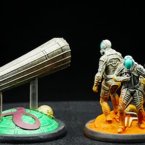 Painted Dune Imperium Deluxe Miniatures Dune Imperium Uprising Sandworms Commission Miniatures Included image 2