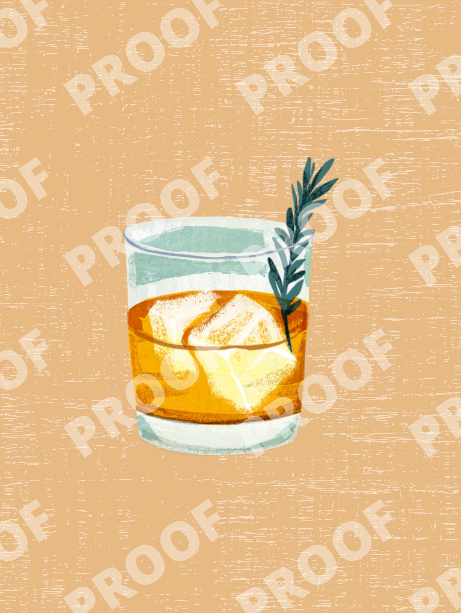 Whiskey, Cosmopolitan, Gin and Tonic, and Sidecar Drink Posters for