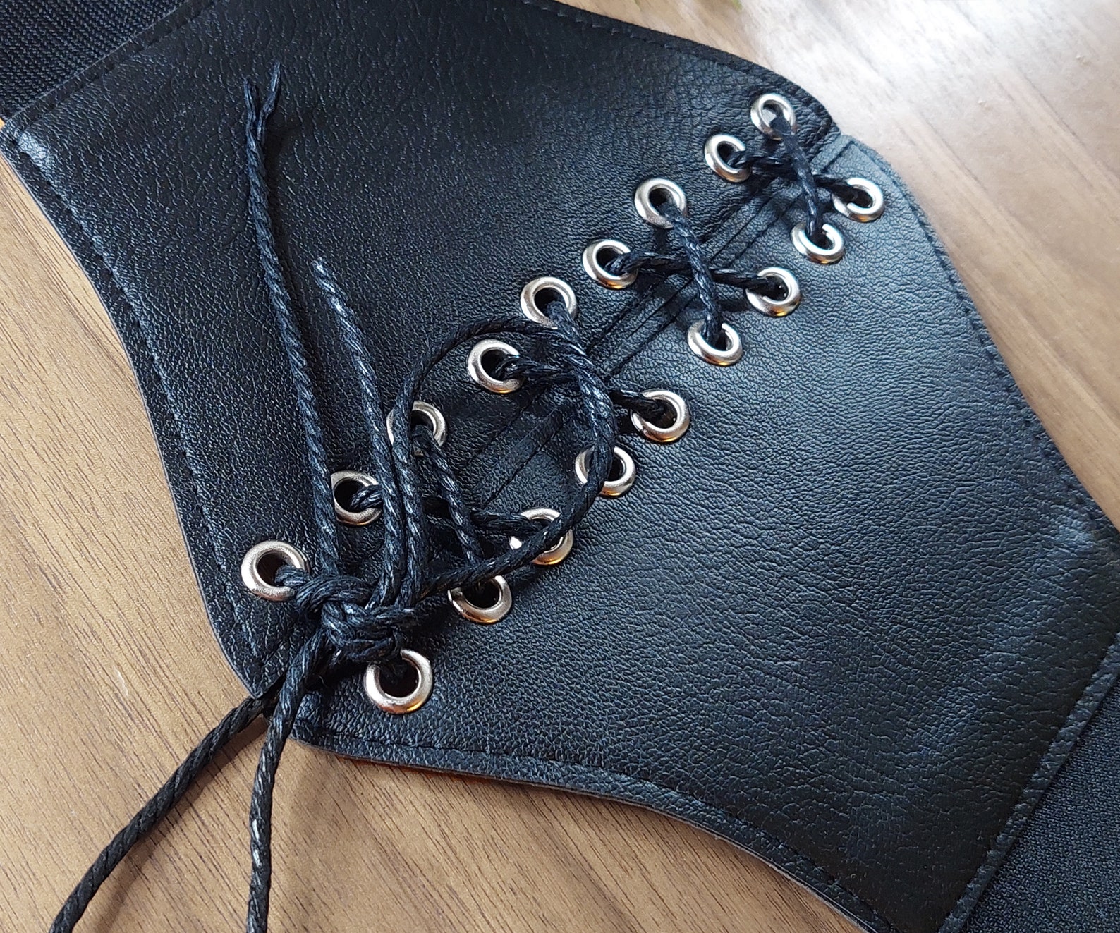 Customized Vegan Leather Corset / Engraved Vintage Gothic - Etsy