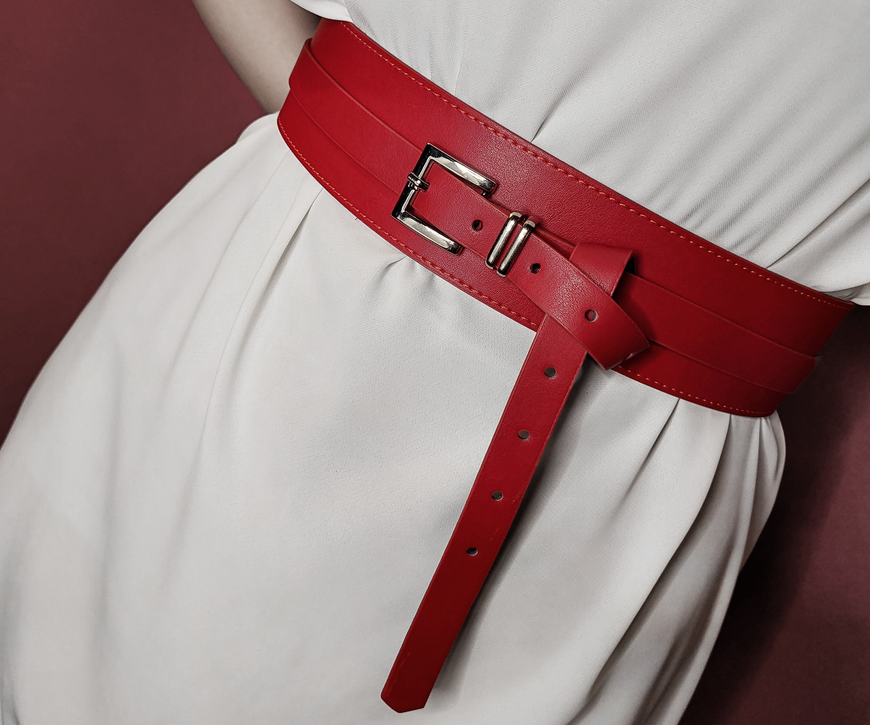 Red Velvet Belt – THE-ECHELON