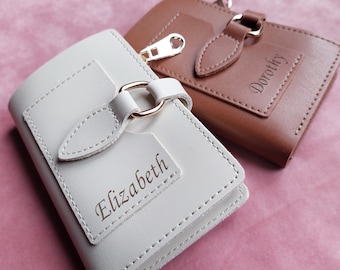 Photo Engraved Women's Wallet / Personalised Custom Ladies Purse / Christmas, Anniversary Gift for Wife