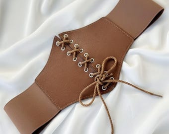 Engraved Vintage Gothic Style Belt / Personalised Corset Top Belts Gift Yourself, Halloween