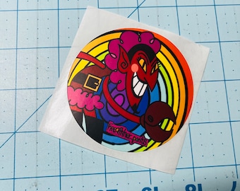 HIM Powerpuff Girls Waterproof Sticker: 90s Cartoon Villain, Pride month stickers, powerpuff girls pride sticker