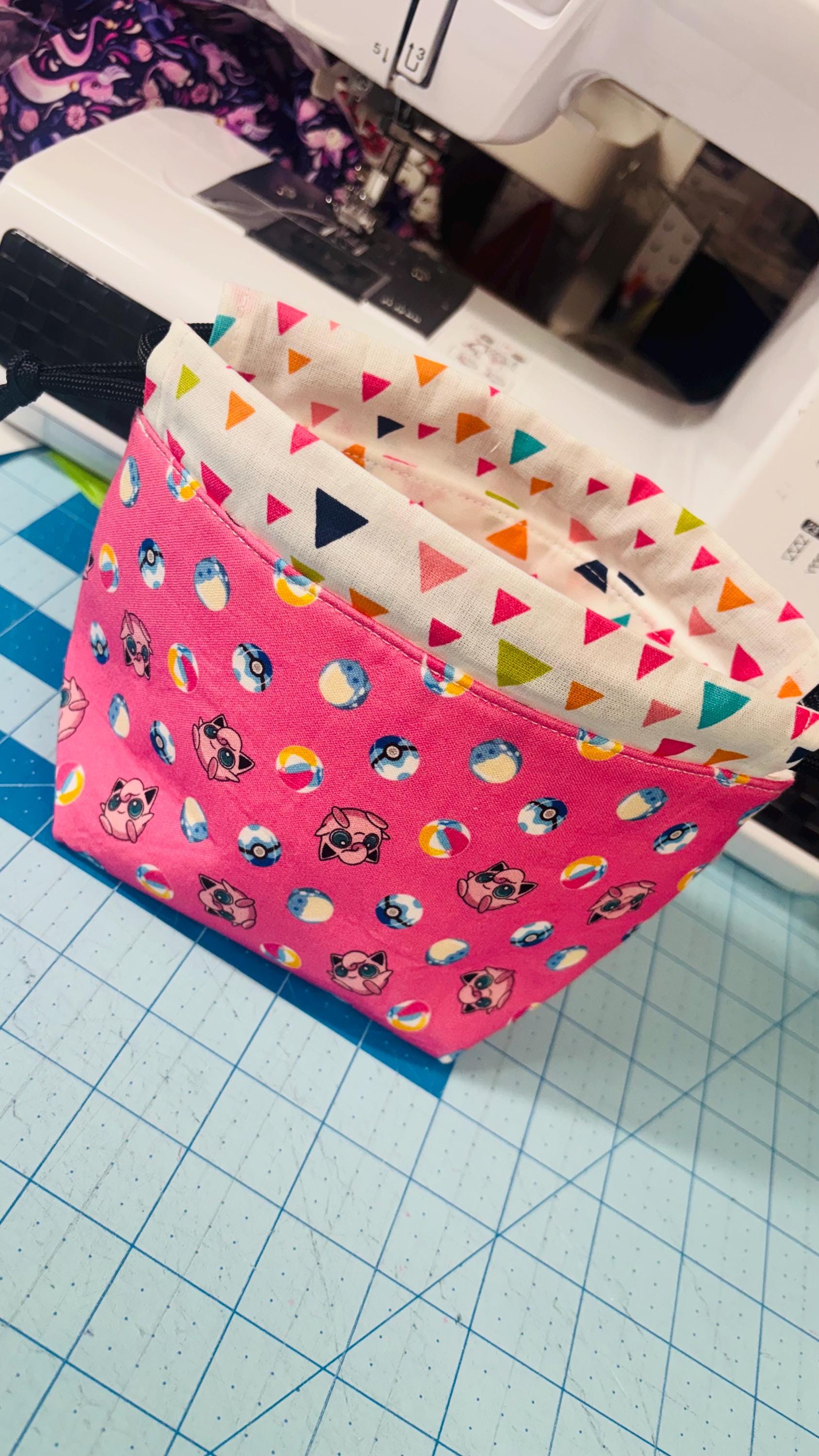 Cartoon Drawstring Pouch, Anime Drawstring Bag, Hello Kitty Pouch ...