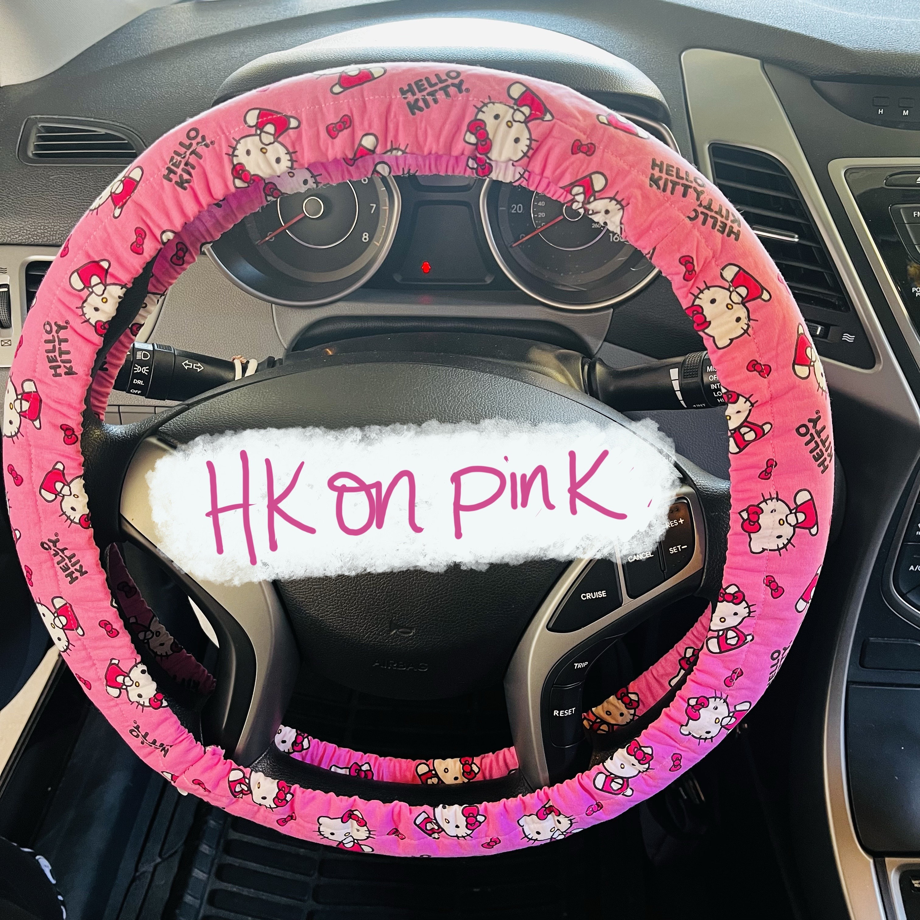 Hello kitty steering wheel cover deals