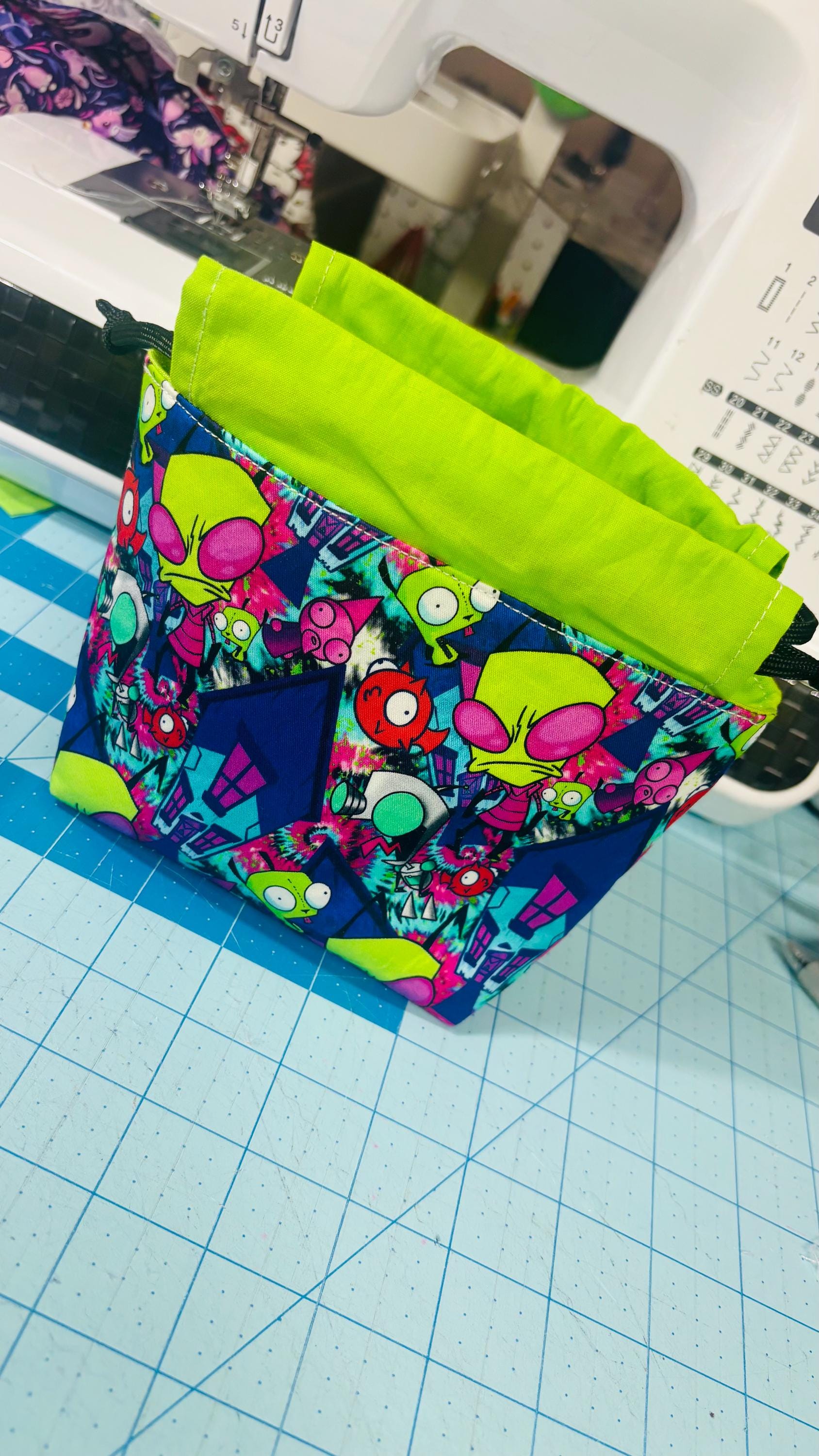 Cartoon Drawstring Pouch, Anime Drawstring Bag, Hello Kitty Pouch ...