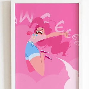 Pinkie Pie Fan Art Print (My Little Pony)