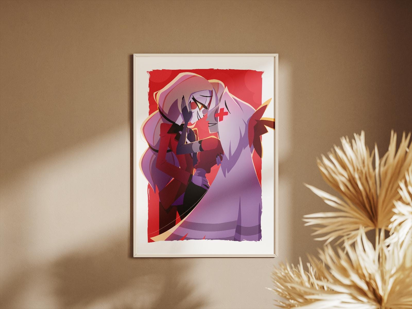 Charlie & Vaggie Art Print | Hazbin Hotel Fan Art | A4 + 8×10" - Etsy UK