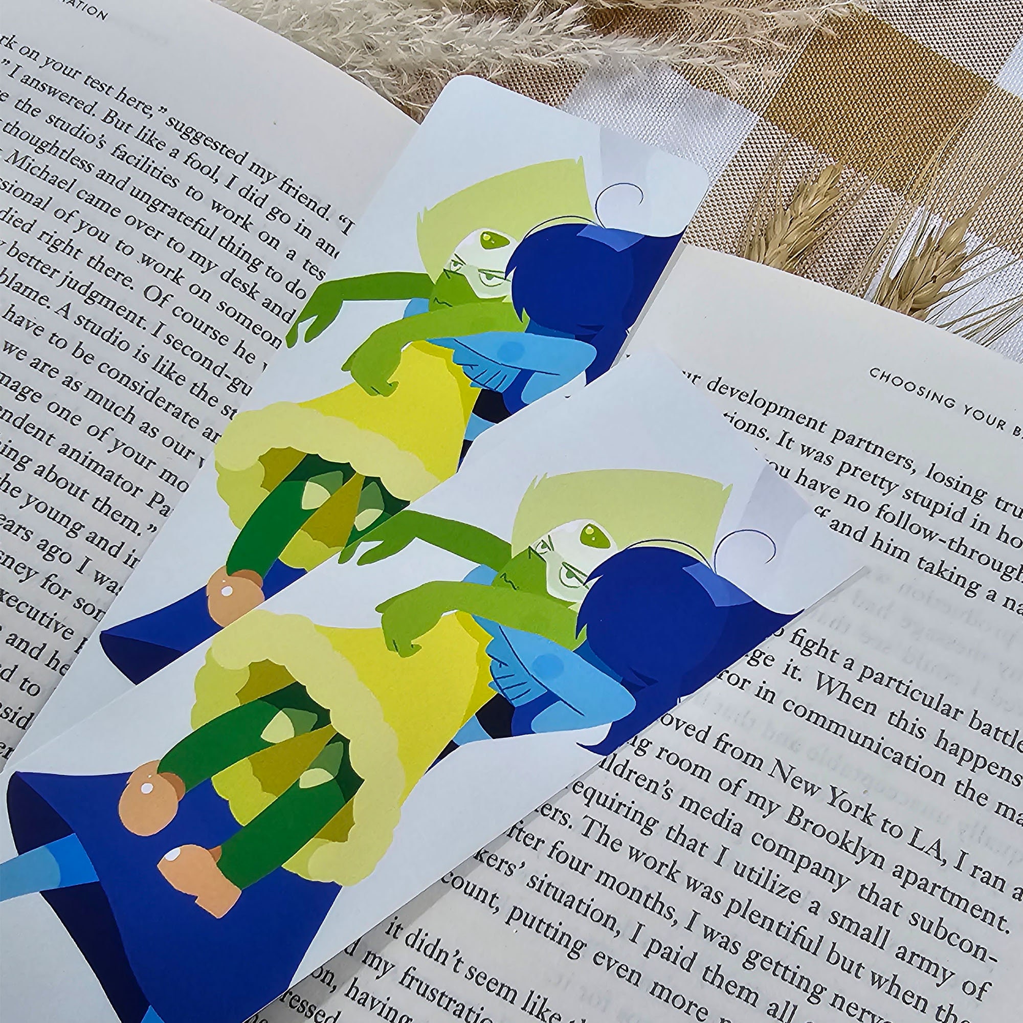 Lapidot Embrace Bookmark Steven Universe Inspired Art LGBTQ Love and ...