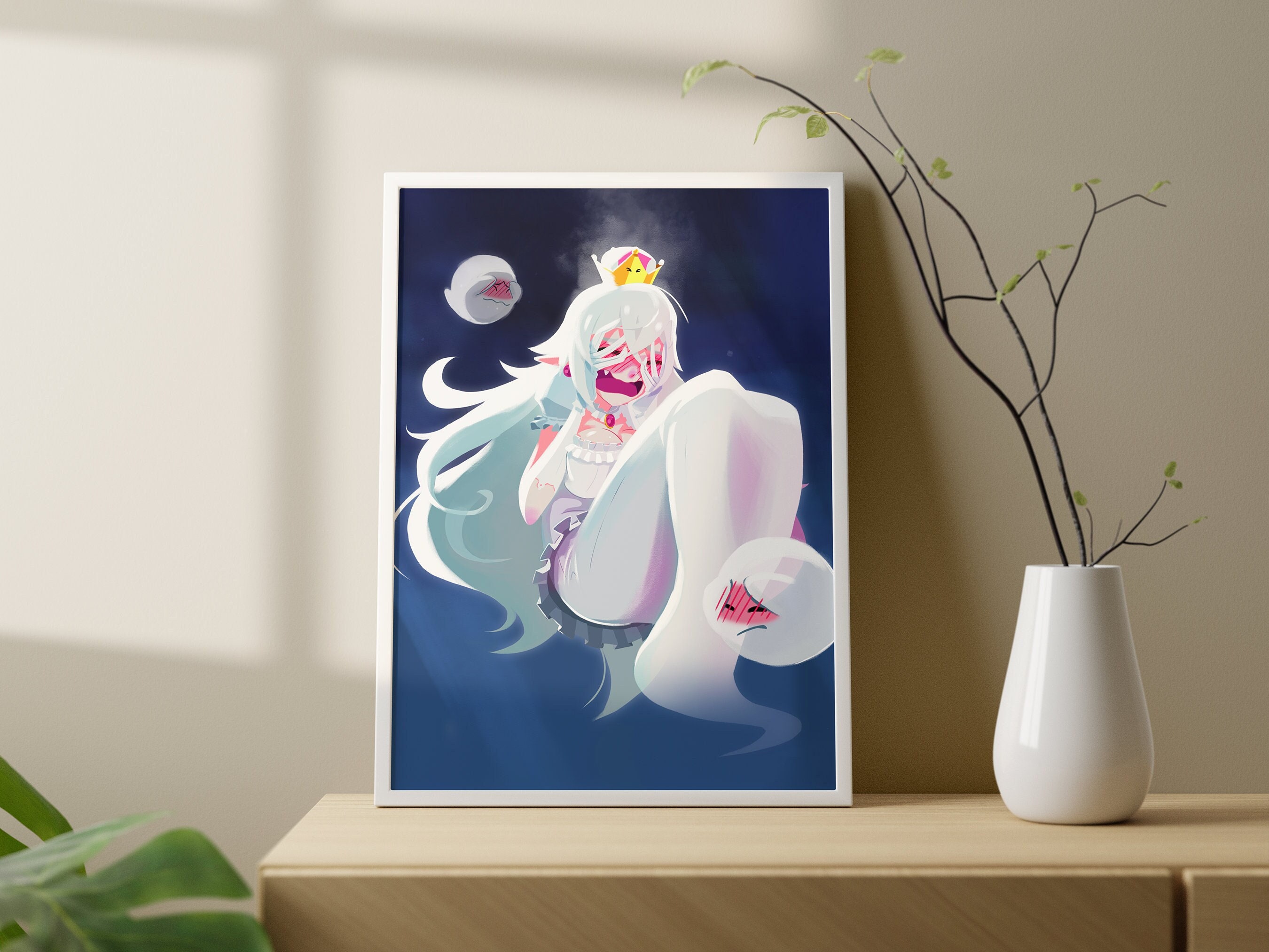 Booette (aka Boosette) A4 Poster Art Print (mario Franchise) - Etsy