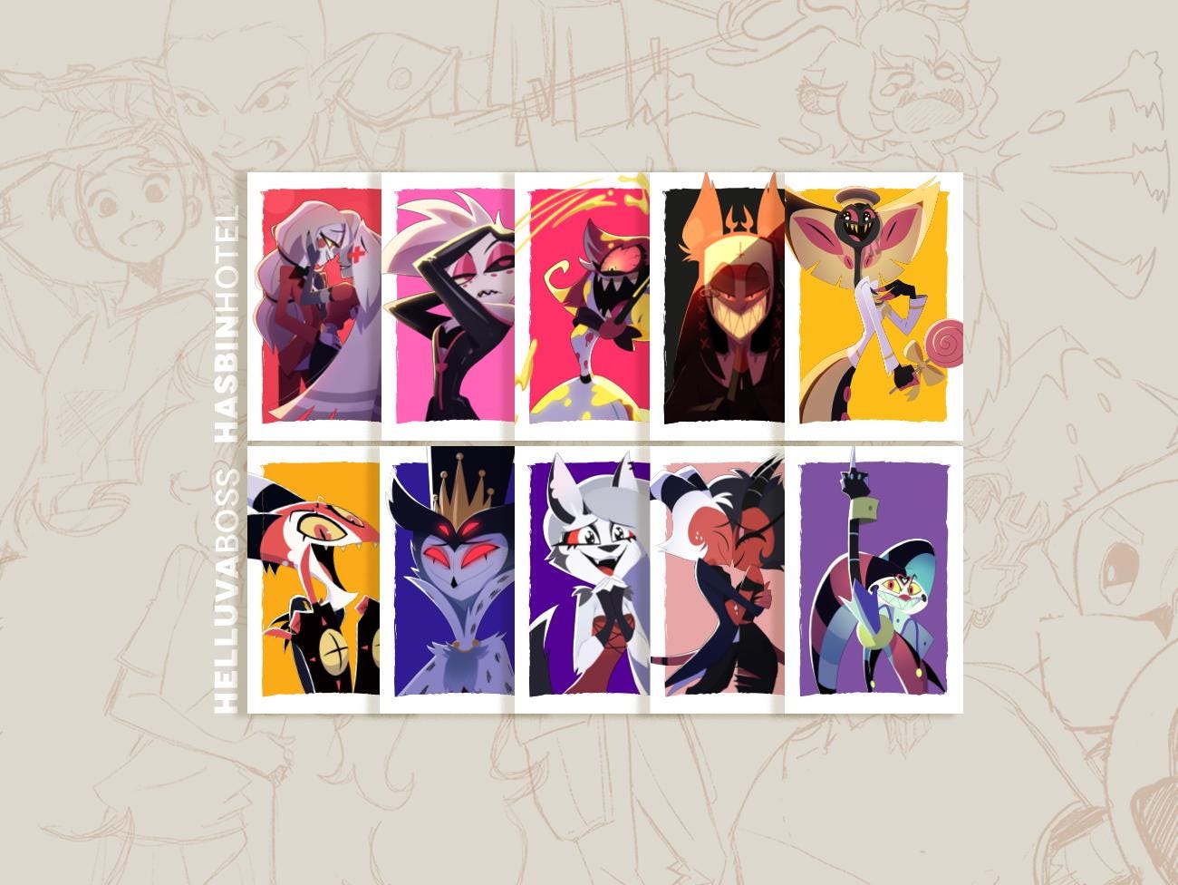 Angel dust hazbin hotel poster - Etsy 日本