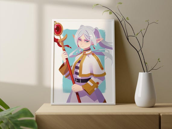 Frieren Art Print | Anime Fan Art Poster | A4 & 8×10"