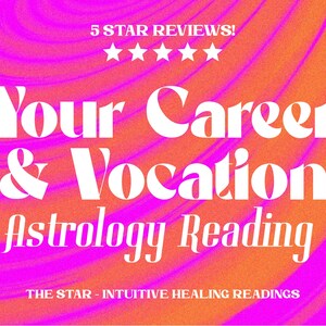 Pas d'IA générative - Votre carrière et votre vocation - Lectures d'astrologie (plus de 1 500 mots / Aucune interprétation logicielle !)