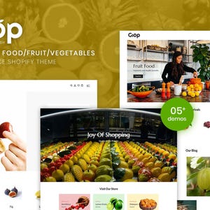 Giop | Shopify Theme for Organic Food, Fruits, and Vegetables