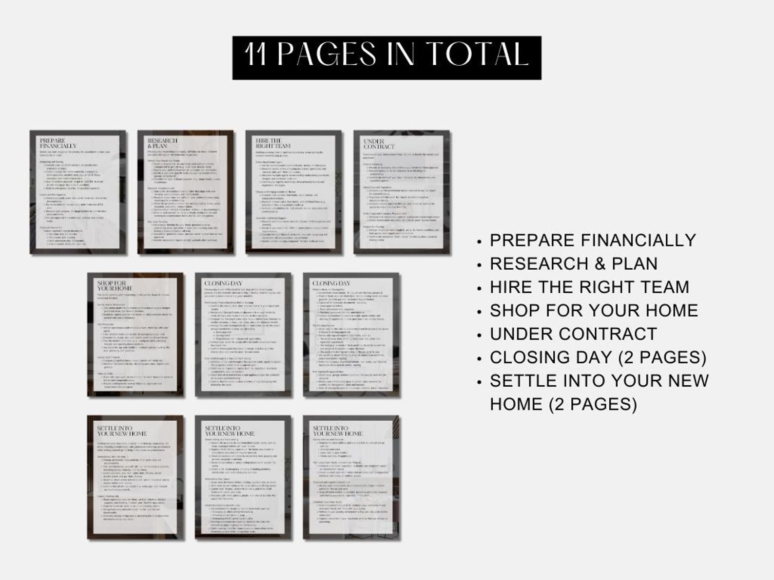 First Time Homebuyer Checklist Printable | Home Buying Guide | Real ...