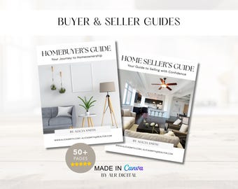 Real Estate Home Buyer and Seller Guide Bundle | Real Estate Template Guides | Real Estate Buyer Packet | Seller Packet | Realtor Marketing