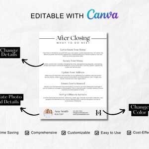 Closing Flyer for Realtors | Real Estate Marketing Template | Closing ...
