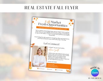 Fall Real Estate Flyer | Autumn Realtor Letter | Realtor Farming Letter ...