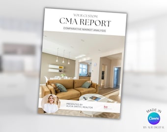 Real Estate CMA Packet | Comparative Market Analysis | CMA Packet for Realtors | Appraisal Packet | CMA Template |  Real Estate Marketing