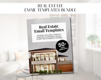 Real Estate Email Templates for Realtors | Buyer Seller Follow Up Emails | Real Estate Marketing | Realtor Emails | Agent to Agent Emails
