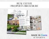 Real Estate Brochure | Realtor Listing Template | Property Brochure | Real Estate Marketing | 4 Pages Bifold Template | Canva