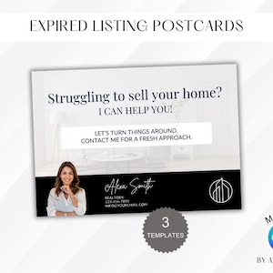 Realtor Expired Listing Mailer | Hello Neighbor Postcard | FSBO Real Estate Canva Template | Expired Postcard Real Estate | Realtor Farming