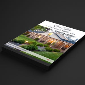 Folleto inmobiliario / Plantilla de anuncio para agente inmobiliario / Folleto de propiedad / Marketing inmobiliario / Plantilla díptico de 4 páginas / Canva imagen 7